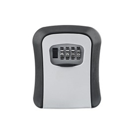 Key Safe Wall Mounted,Key Safe Outdoor,Waterproof Lock Box,Key Box With Resettable 4 Digit Combination Keysafe Wall Mounted Outside for Home Office Industries Vehicles