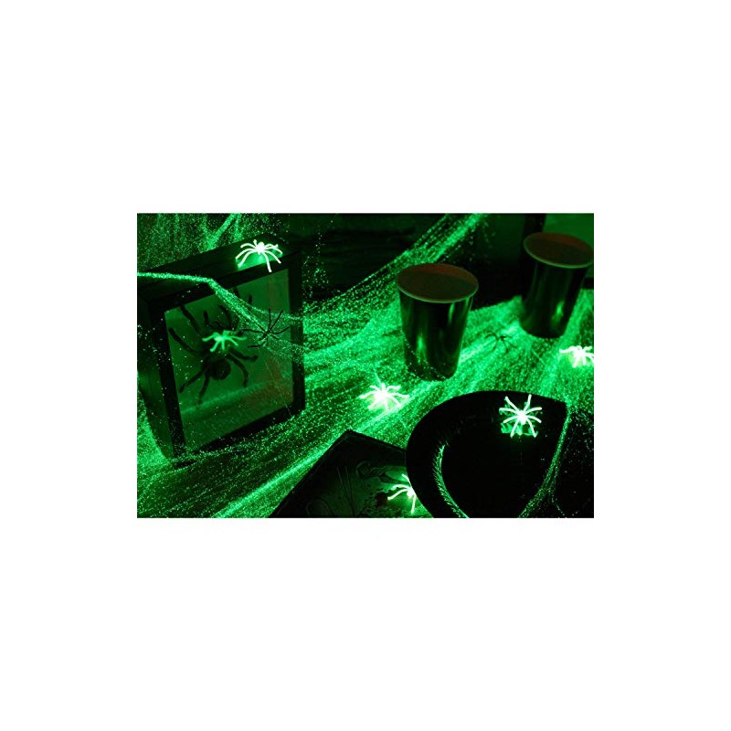 Folat 23785 Spinnennetz Glow in The Dark-100 g, Weiß