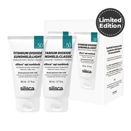 [Limited Quantity] Siliska EPI EPi Sunblock Sun Cream 80ml Duo Pack (Classic + Light) Tone-up Mineral SPF50+ PA++++ / [한정수량] 실리스카 EPI 이피아이 선블록 선크림 80ml 듀오팩 (클래식+라이트) 톤업 무기자차 SPF50+ PA++++