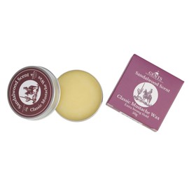 G.B.S Gents Strong Hold Sandalwood Mustache Wax, Easy Application, Restyleable, long lasting hold