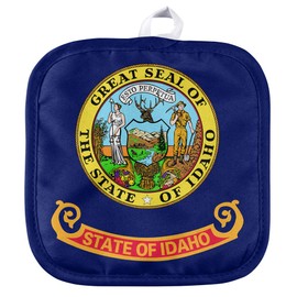 Idaho Flag Pot Holder for Indoor/Outdoor Kitchen and BBQ