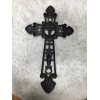 Cast Iron Black With Silver Highlights, Large Cross (0383)