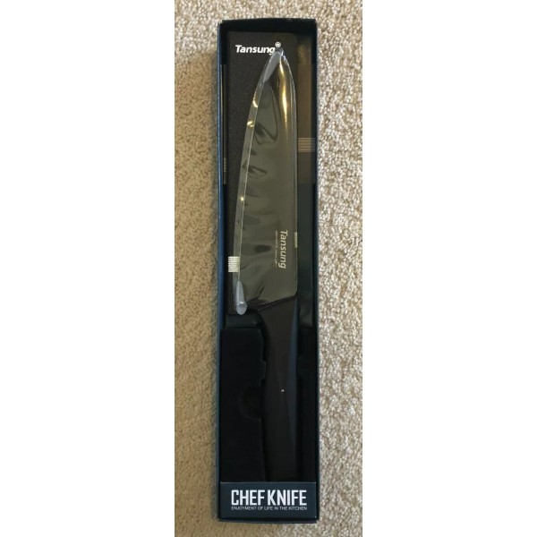 TANSUNG 8" Chef Knife (X50CrMoV15) Pro Kitchen Knife Ultra Sharp