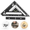 SHINEOFI 1 Set Rafter Square Woodworking Tool Precise Measuring Ruler