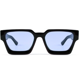 GFUIARA Trendy Square Sunglasses for Men Women Fashion Thick Rectangle Sun Glasses UV Protection Shades Designer Style