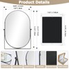 Vanity Desk Table Mirror with Stand and Metal Frame, 8