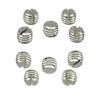 10 pcs Slotted Fine Thread Plug Screws Kit for Gun's Receiver mounts Repair or Replace (Stainless Steel, #8-40 x 1/8")