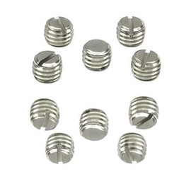10 pcs Slotted Fine Thread Plug Screws Kit for Gun's Receiver mounts Repair or Replace (Stainless Steel, #8-40 x 1/8")