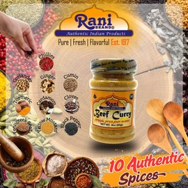 Rani Beef Curry Masala Indian 10-Spice Blend 3oz (85g) PET Jar ~ All Natural | Vegan | No Colors | Gluten Friendly | NON-GMO | Indian Origin