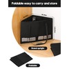 Wanapure 2 Pack Rigid Hanger Organizer, Triangle Storage Bin with