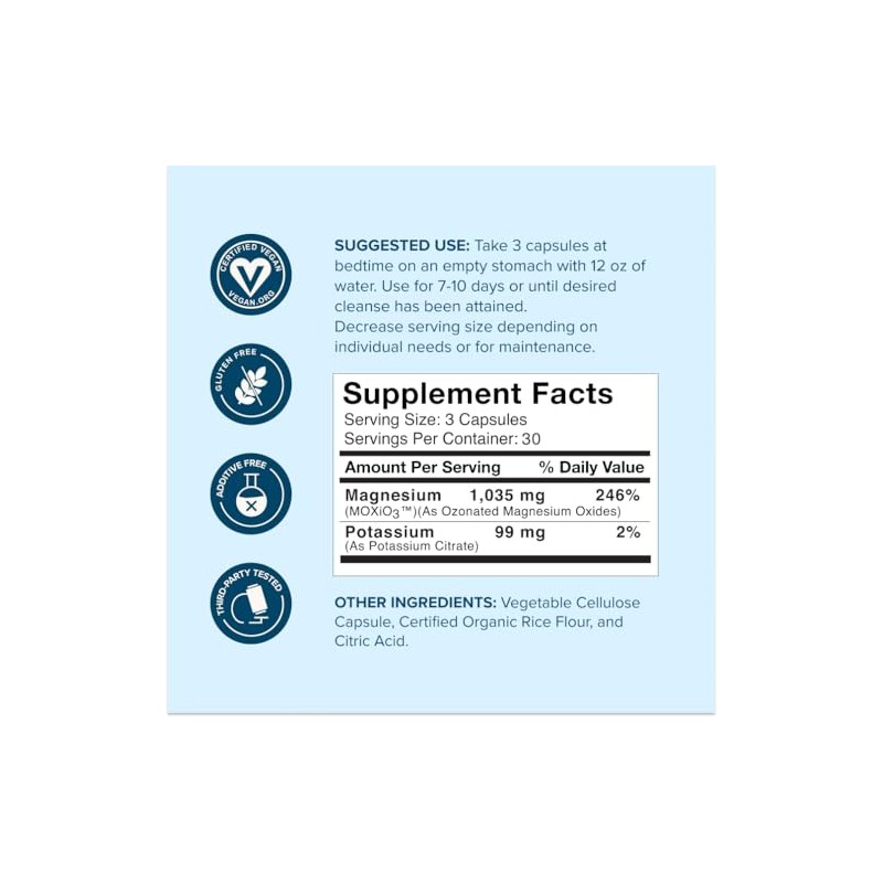 Aerobic Life Mag O7 Oxygen Digestive System Cleanser Capsules, 90