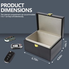 Hovom Faraday Box, 6.70"×4.84"×3.74" RFID Box for Car Keys