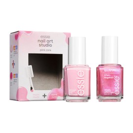 essie Nail Art Studio Set Pink Core (No. 17 Muchi Muchi, No. 20 Astral Aura)