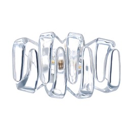 24 Pcs Octopus Mini Jaw Clips 1.2 Inch Small Hair Claw Clips No-slip for Women Girls(Clear)