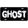 Ghost Aluminum Novelty Car License Plate