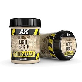 AK DIORAMA AK8021 TERRAINS LIGHT EARTH - 250 ml (Acrylic)