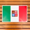 GATE 14 - Italian Flag with Merchant Marine Coat of