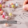 DILUSILK 100Pcs Mini U Hanger Hooks, High Temperature Nichrome Wire