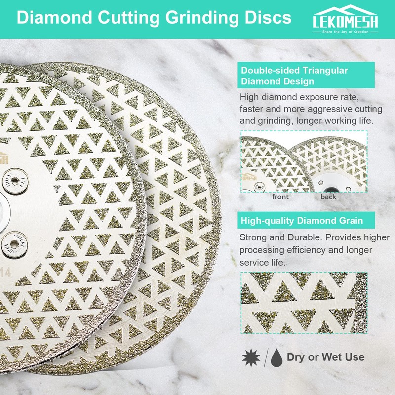 LEKOMESH Tile Blade 7"/180mm Diamond Saw Blade for Cutting and