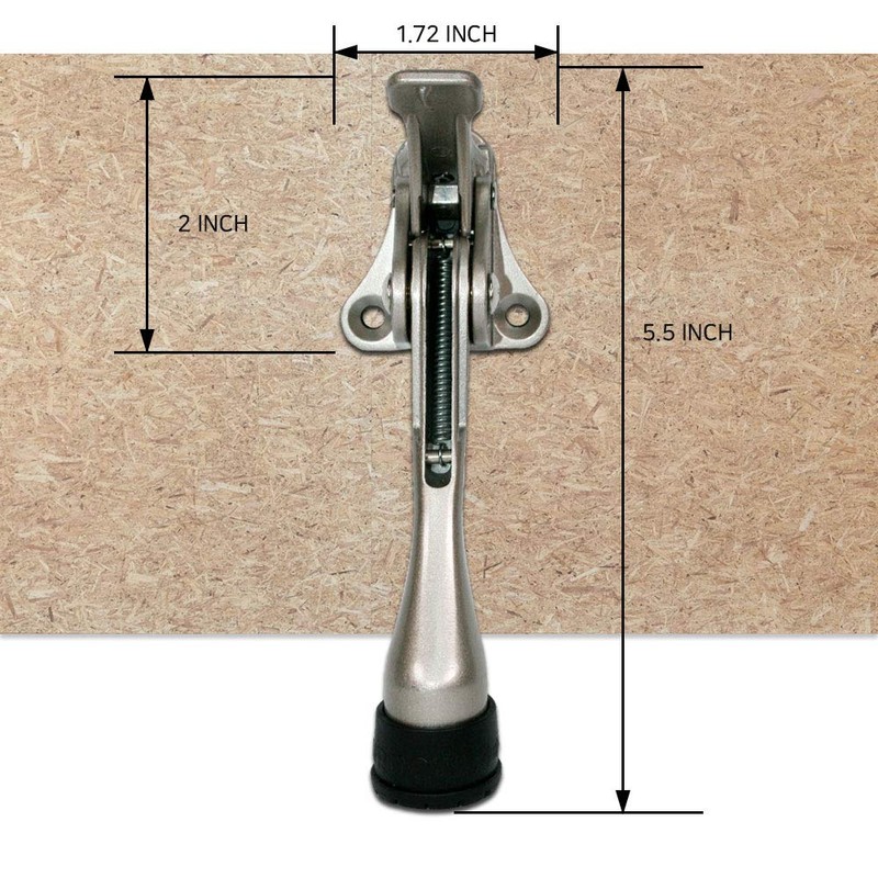 One Touch Kickdown Door Stopper, Door Holder, Heavy Duty Door
