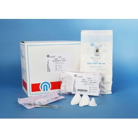 Gauze Swab FES No. 9 Sterile Hazelnut Size