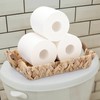 BSTKEY Set of 2 Water Hyacinth Storage Baskets Organizer, Natural
