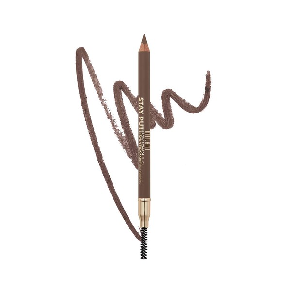 Milani Stay Put Brow Pomade Pencil - Brunette (0.03 Ounce) Vegan, Cruelty-Free Eyebrow Pencil to Fill, Shape & Define Brows
