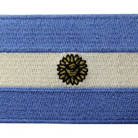 Argentina National Flag Embroidered Argentinian State Emblem Iron On Sew On Patch