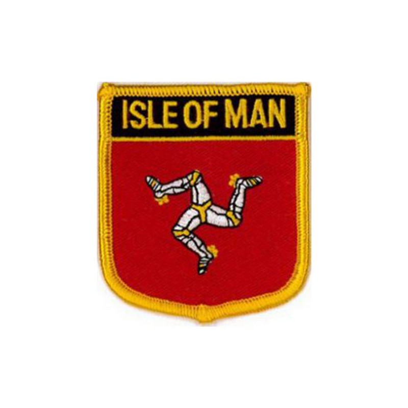 Klicnow Isle of Man Embroidered Patch 6CM X 7CM (2