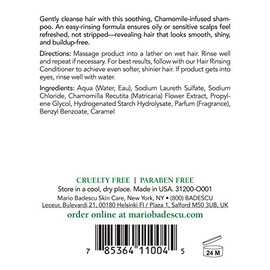 Mario Badescu Shampoo de manzanilla para cuero cabelludo graso y sensible | Shampoo Suave que Aclara y Calma |Formulado con Extracto de Manzanilla| 11