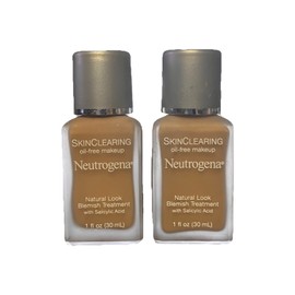 Neutrogena SkinClearing Oil-Free Makeup, Natural Look, 100 Toasted Honey