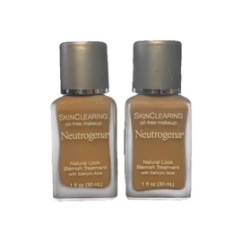 Neutrogena SkinClearing Oil-Free Makeup, Natural Look, 100 Toasted Honey