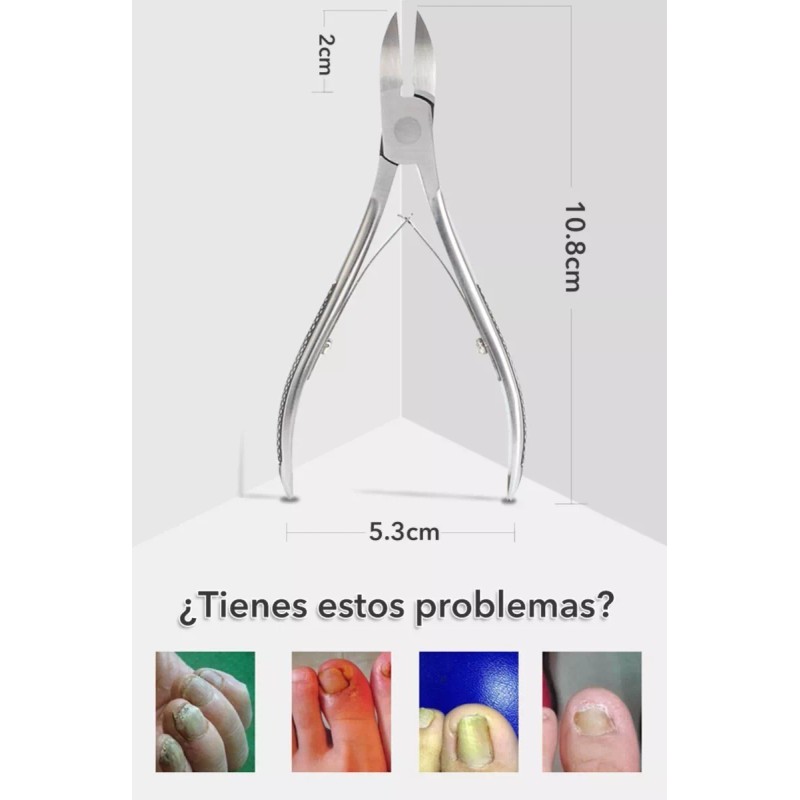 Xiaoya Alicate De Acero Inoxidable Para Pedicura Con Capucha