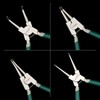 GINWORD 9 inch Bent Internal Jaw large Snap Ring Plier,