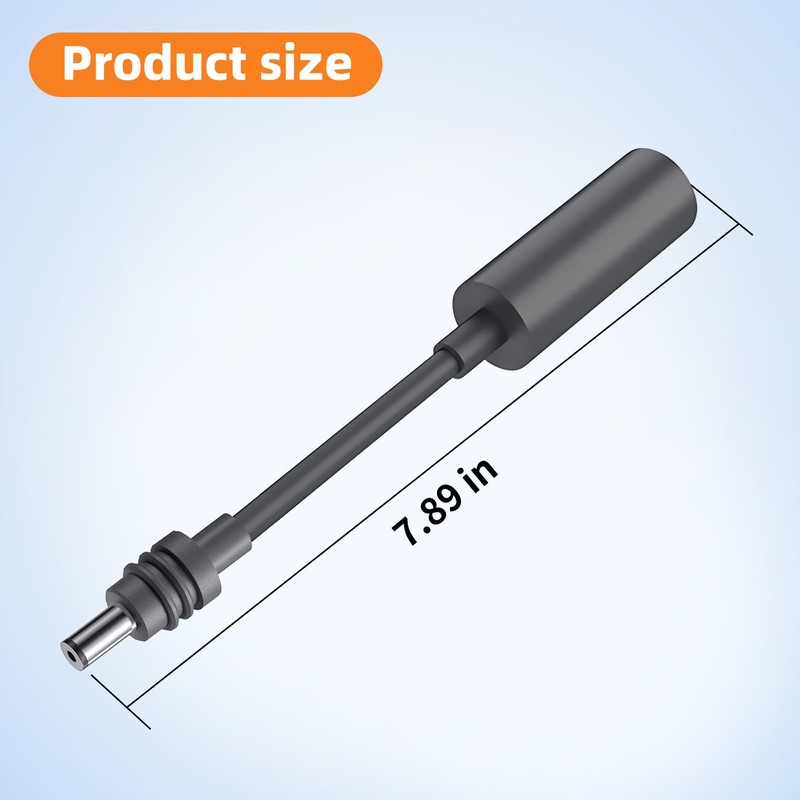 for Starlink Mini DC Extension Cable 20CM, Waterproof Power Converter