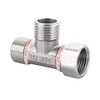 Beduan Stainless Steel 1/2" G 3 Way Diverter, Movable Cap