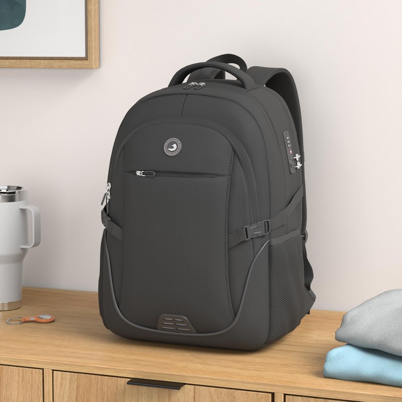SHRRADOO Anti Theft Laptop Backpack Travel Backpacks with usb Charging