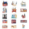 Raheem 15 Pcs London Fridge Magnets Set Iconic London Souvenirs