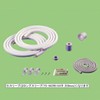 Kanto Kiki 5P-24FSP Plumbing Set, Includes Parts, 2 Minutes and 4 Minutes, 16.4 ft (5 m)