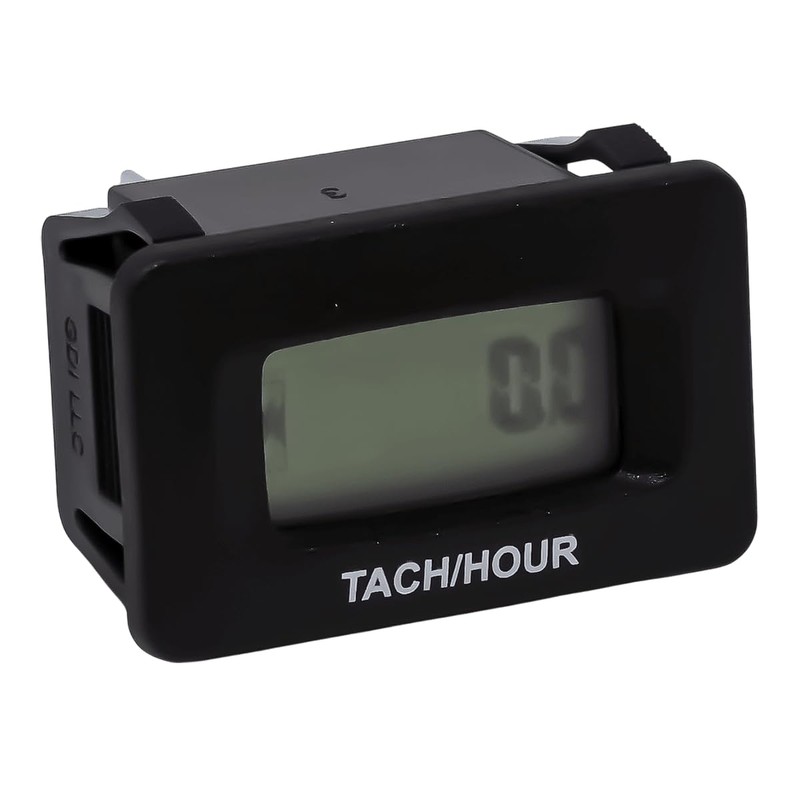 Hardline Products USA Digital Panel Mount Hour/Tach Meter for Toro