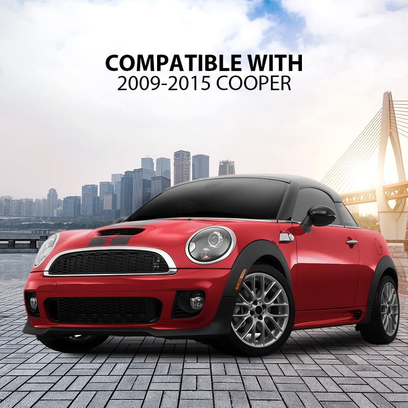 G-PLUS Chrome Grille Hood Molding Trim Compatible with Mini Cooper