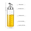 Olive Oil Dispenser Bottle, Liquid Condiment Container, 17 Oz Vinegar