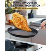 Cooks Standard Crepe Pan Hard Anodized Ceramic Nonstick Pancake Pan,