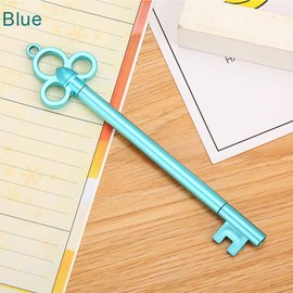 1/2/4 Pcs 0.5MM Black Gel Pen Set Key 2 Colors Kawaii School Supplies Office Stationary Photo Album Pens School Stationery Blue/Rose-red