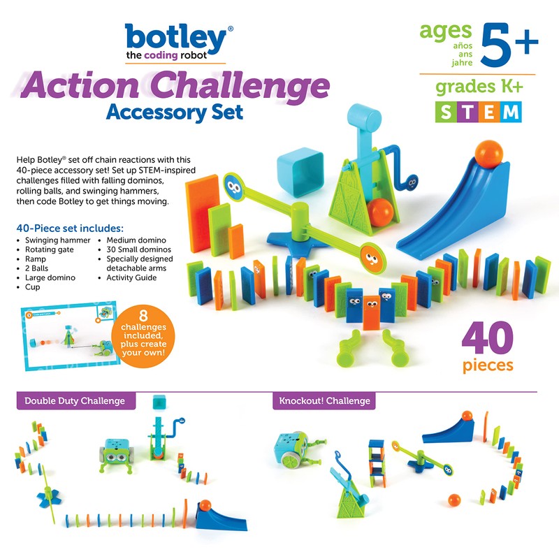 Learning Resources Botley the Coding Robot Action Challenge Accessory Set,
