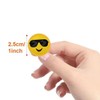100pcs Small Yellow Smiley Face Laughing Happy Smile Designs for