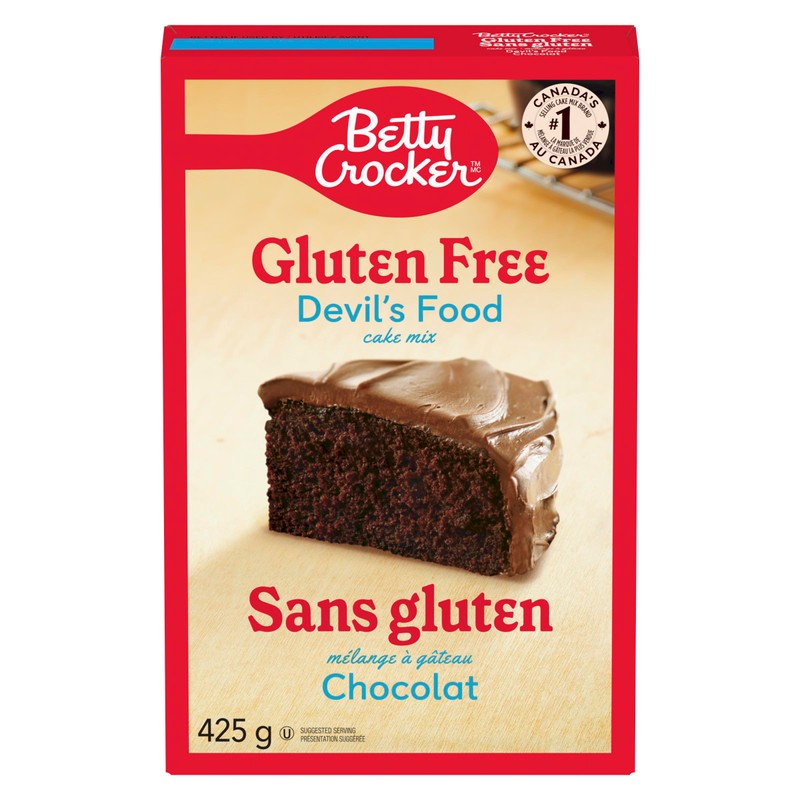 Betty Crocker Gluten Free Devil's Food Chocolat, 425 Gram