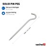 Wechsel tents Solid Pin Peg - Extra Long Strong Universal