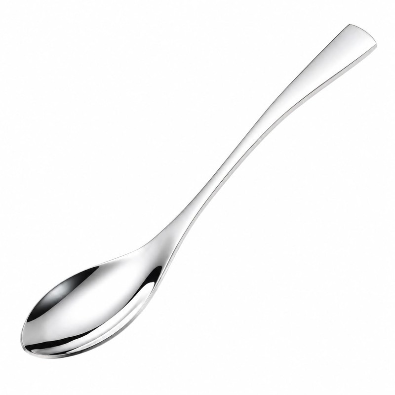 YCHLonlive Quenelle Spoon, 8.82 Inch Stainless Steel Rocher Spoon, Dessert
