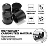 Rheedal 4Pcs 4.25inch Trailer Wheel Center Caps Push Through Center